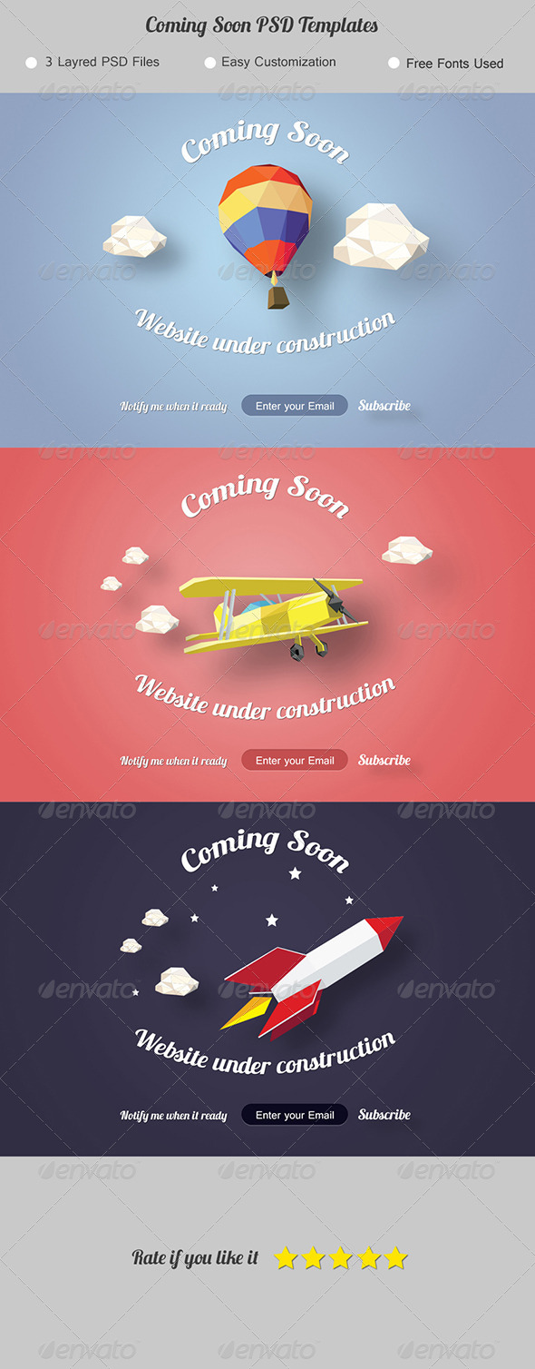 Coming Soon. Under Construction Page.