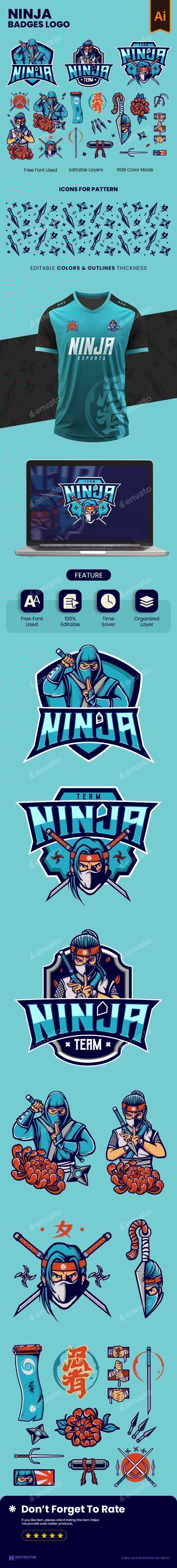 Ninja Badges Logo