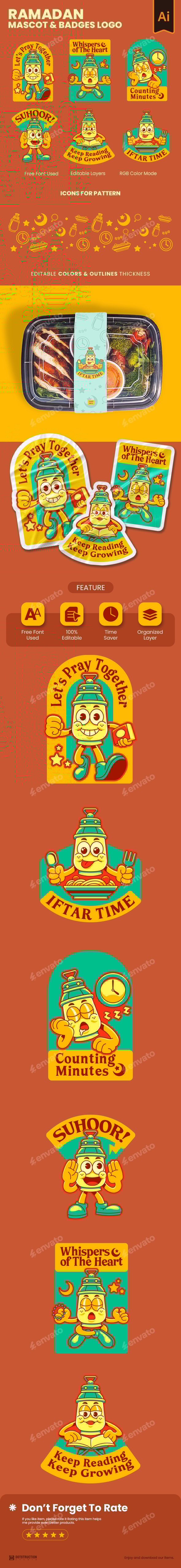 Ramadan Badges Design