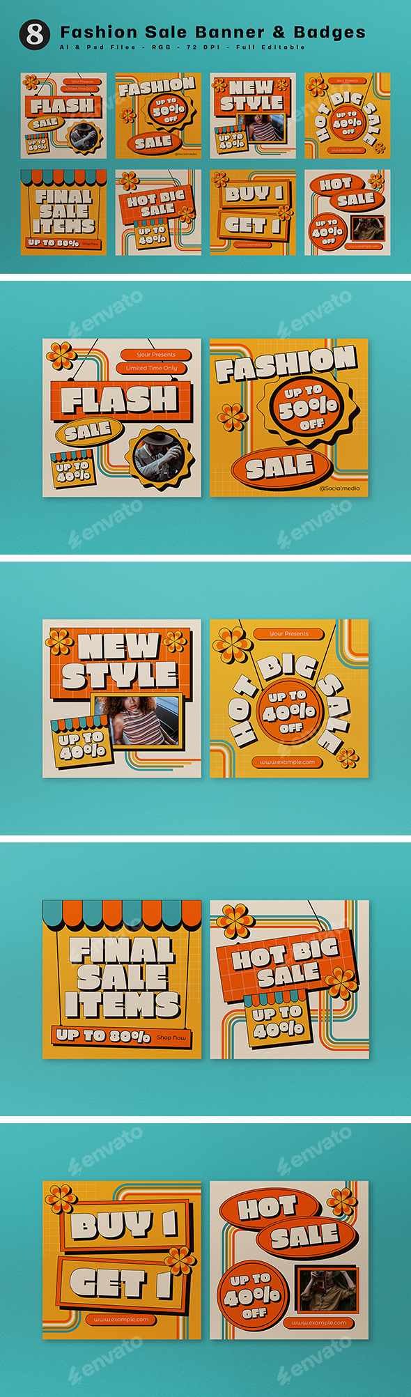 🔥 Top 10 Best-Selling Banner Templates on GraphicRiver for 2025 (Design Like a Pro!)