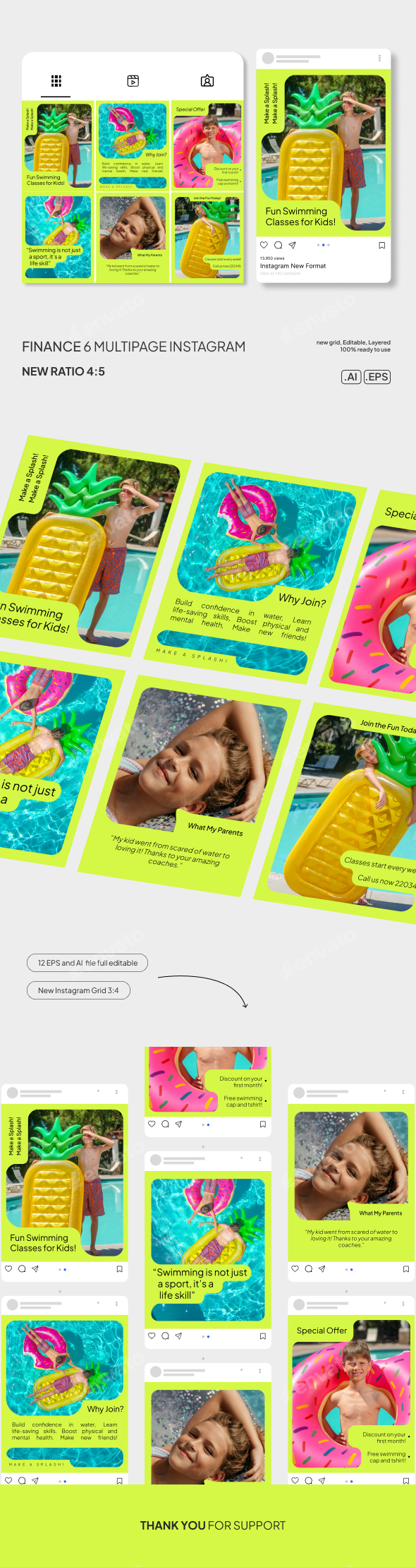 Modern Swimming Class 6 Multipage Instagram
