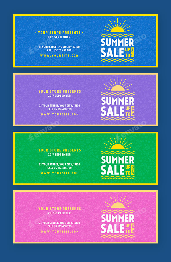 Summer Sale Web Slider