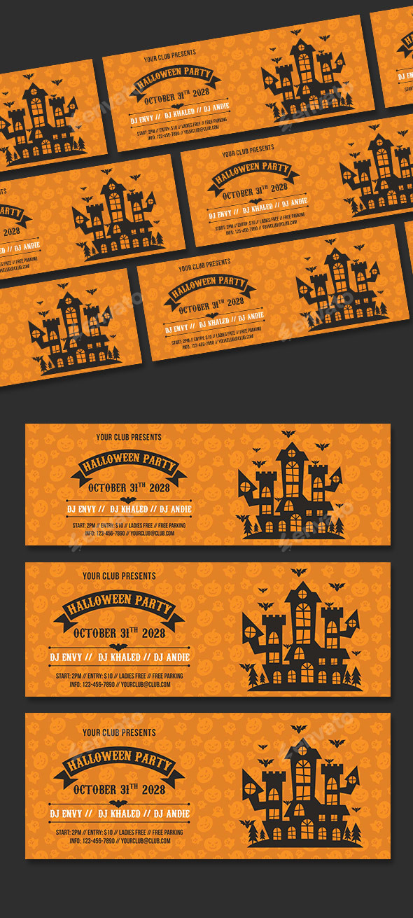Halloween Party Web Slider