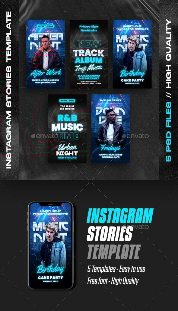 Instagram Story Templates (Pack 2)