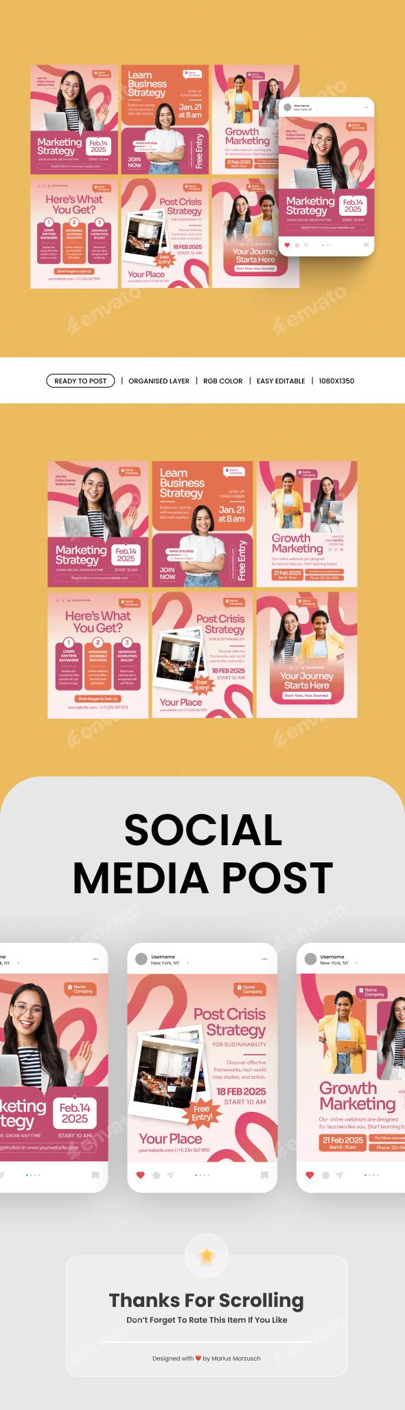 Online Course Webinar Social Media Instagram