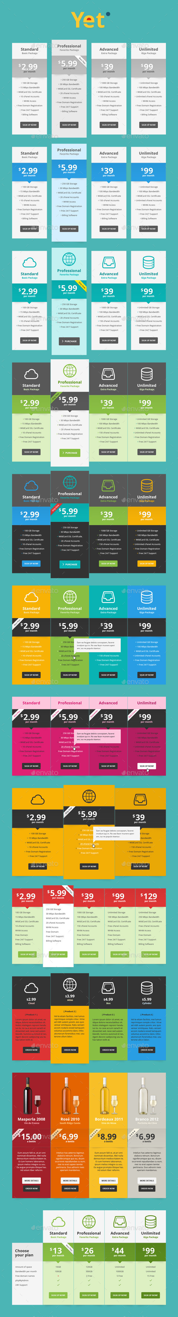 Yet - Pricing & Compare Tables
