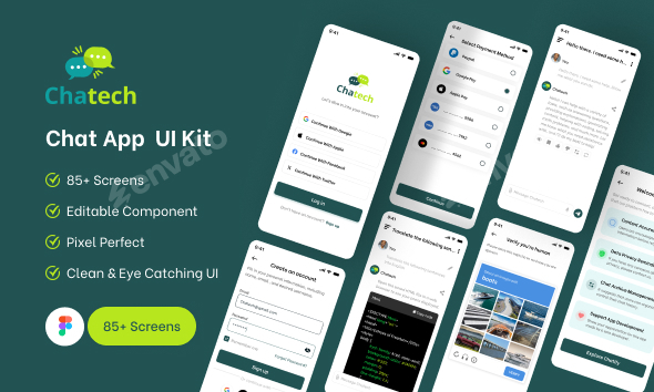 Chatech - AI Chatbot Application UI Kit