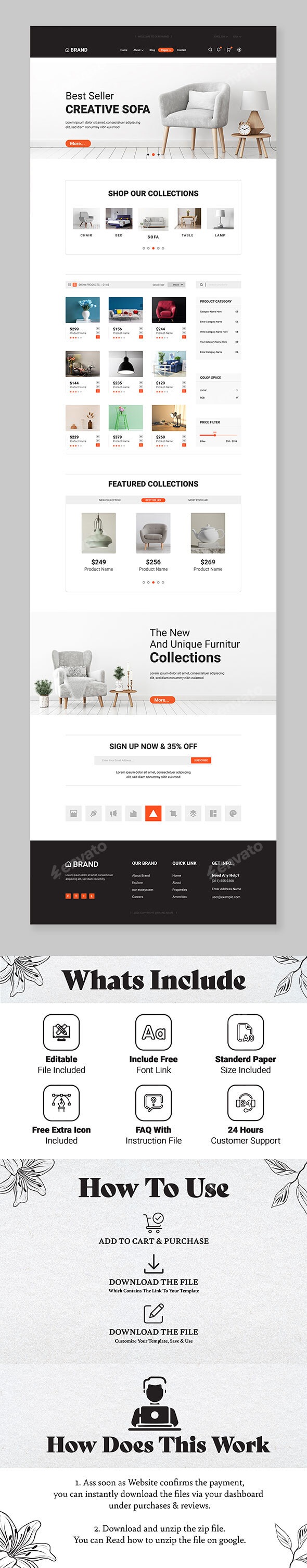 E-commerce Website Landing Page