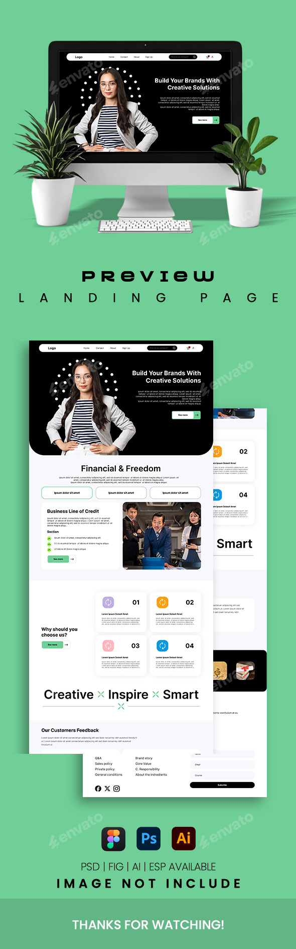 Branding Agency Website Landing Page