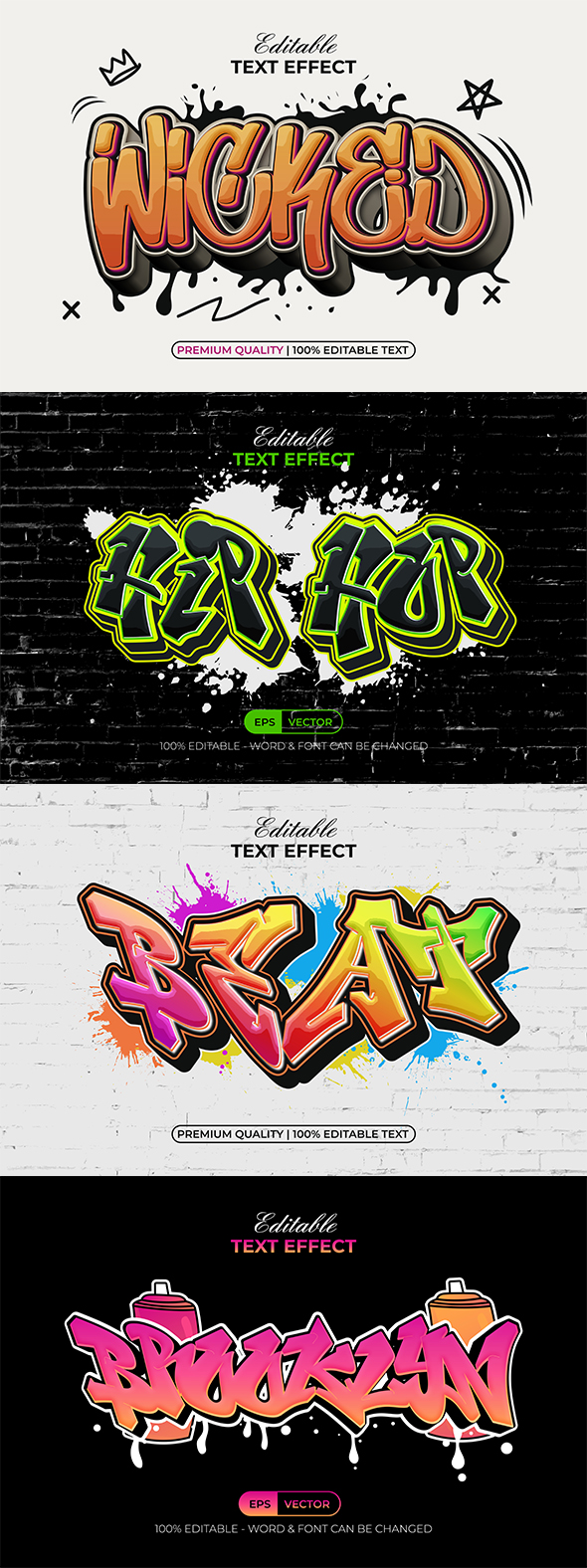Graffiti Text Effect Style