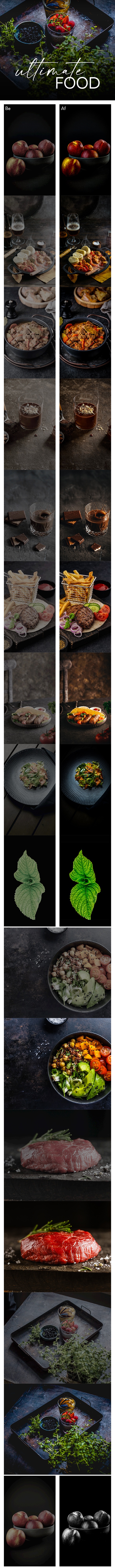 Ultimate Food Desktop and Mobile Lightroom Presets