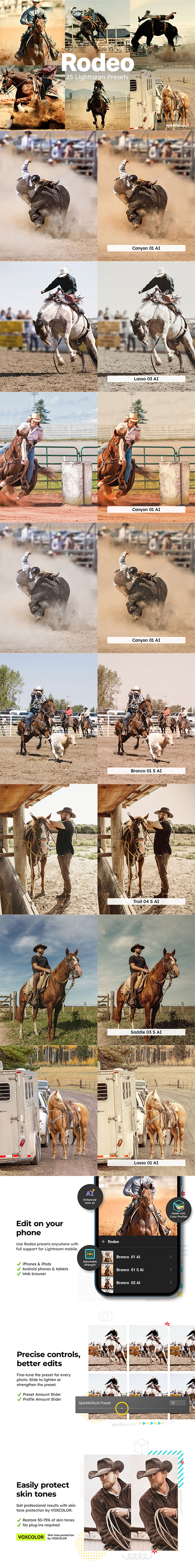 20 Rodeo Lightroom Presets