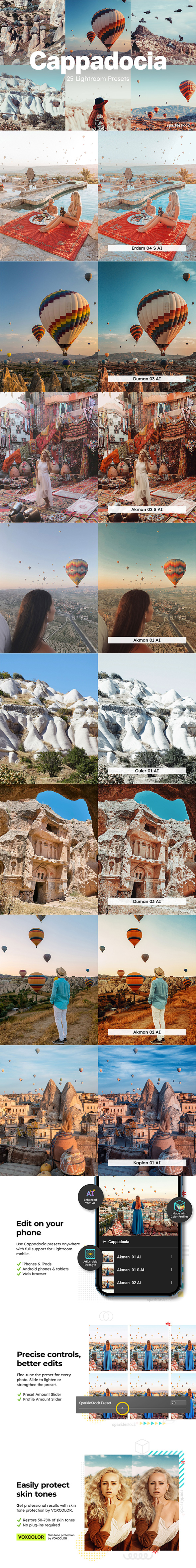 20 Cappadocia Lightroom Presets