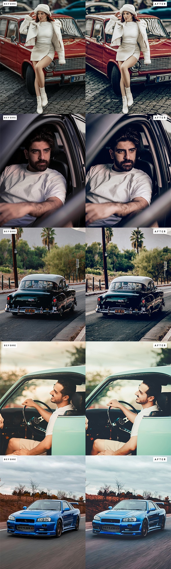 Automotive Lightroom Presets
