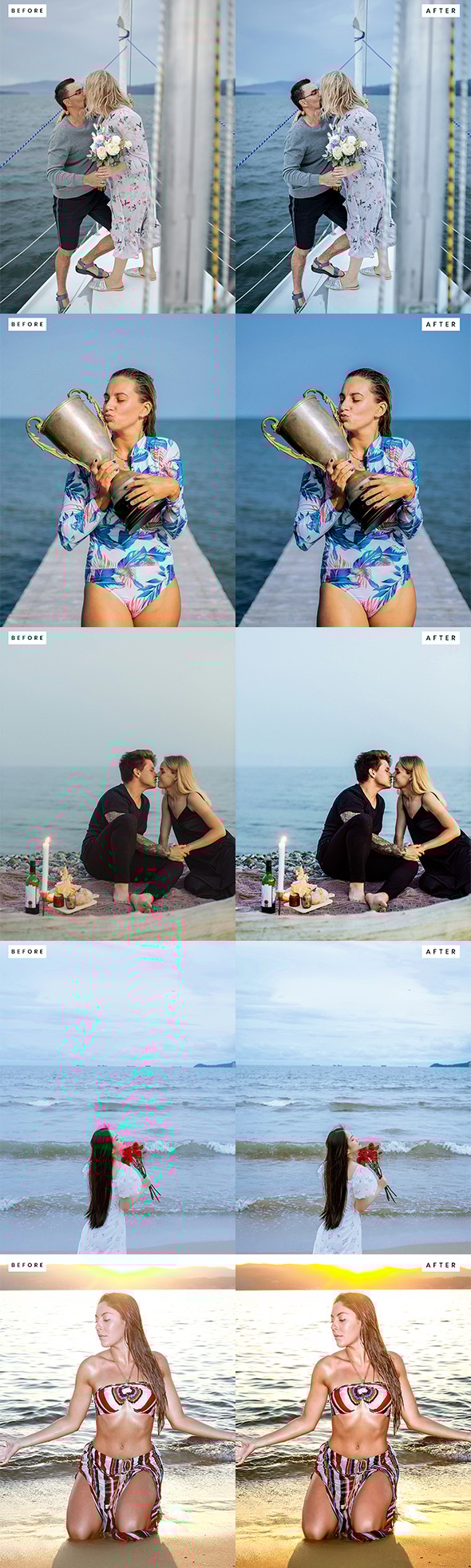 Ocean Kiss Lightroom Presets