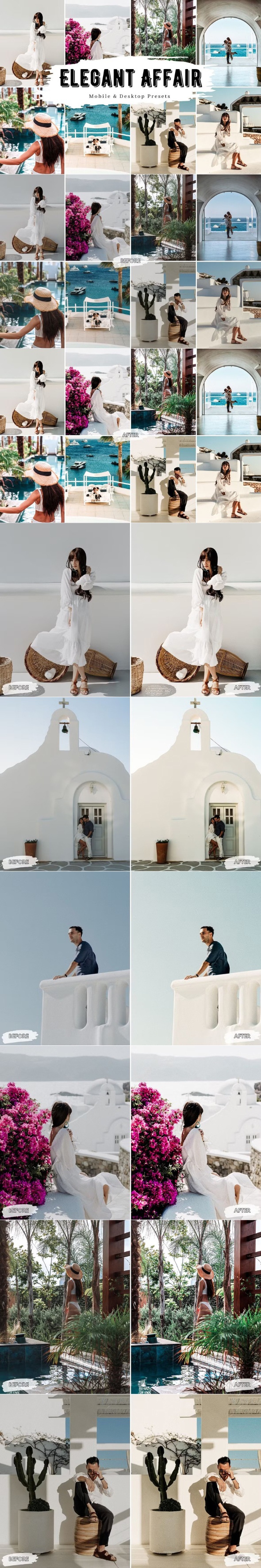 10 Elegant Affair Instagram Lightroom Presets
