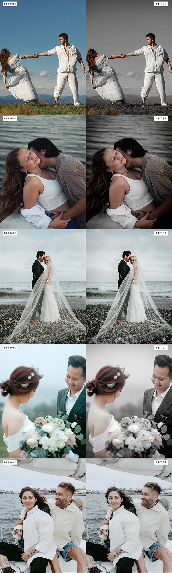 Dark Romance Lightroom Presets