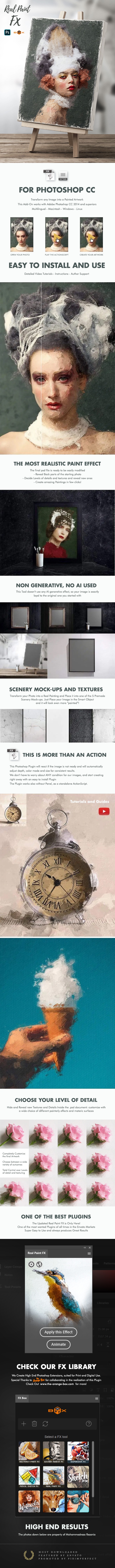 Real Paint FX - Photoshop Add-On