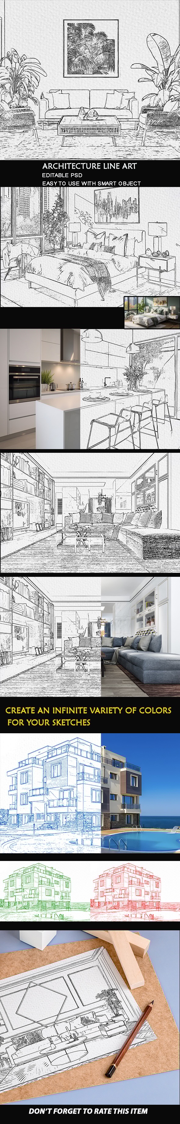 Architecture Line Art