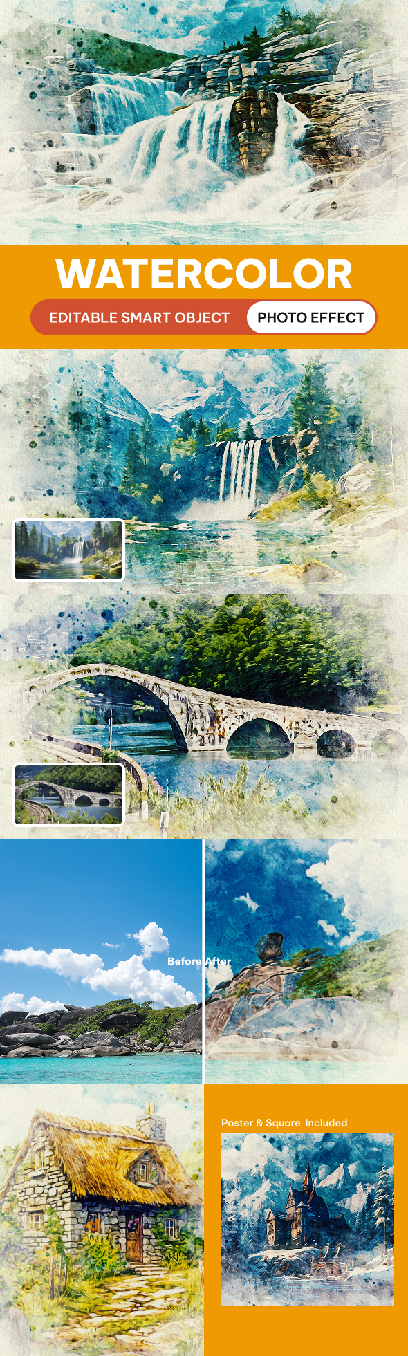 Watercolor Photo Effect
