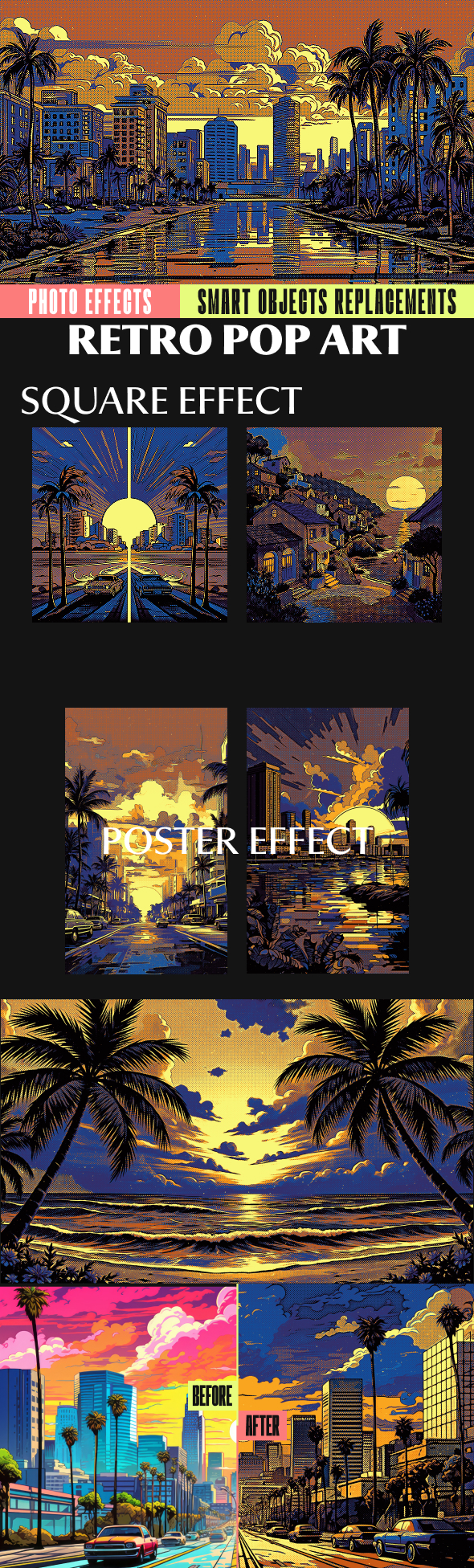 Retro Pop Art Photo Effect