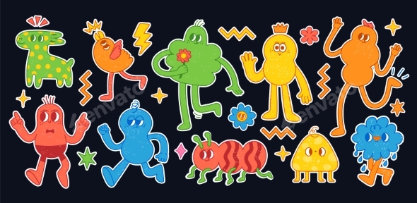 Abstract Psychedelic Character