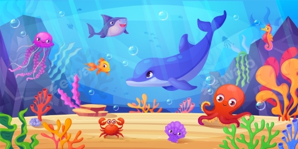 Underwater Animals Landscape