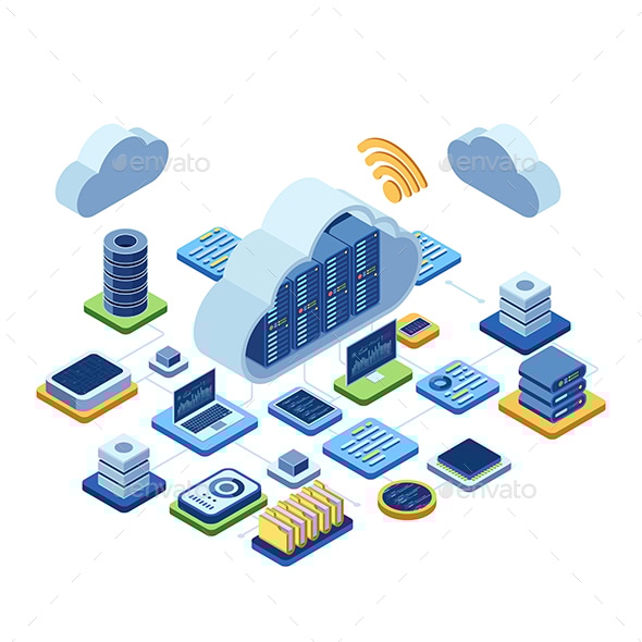 Isometric Cloud Computing Technology with Data Network