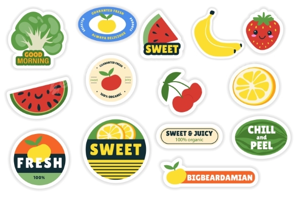 Fruits Stickers
