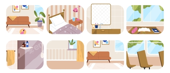 Home Interior Apartment or House Rooms