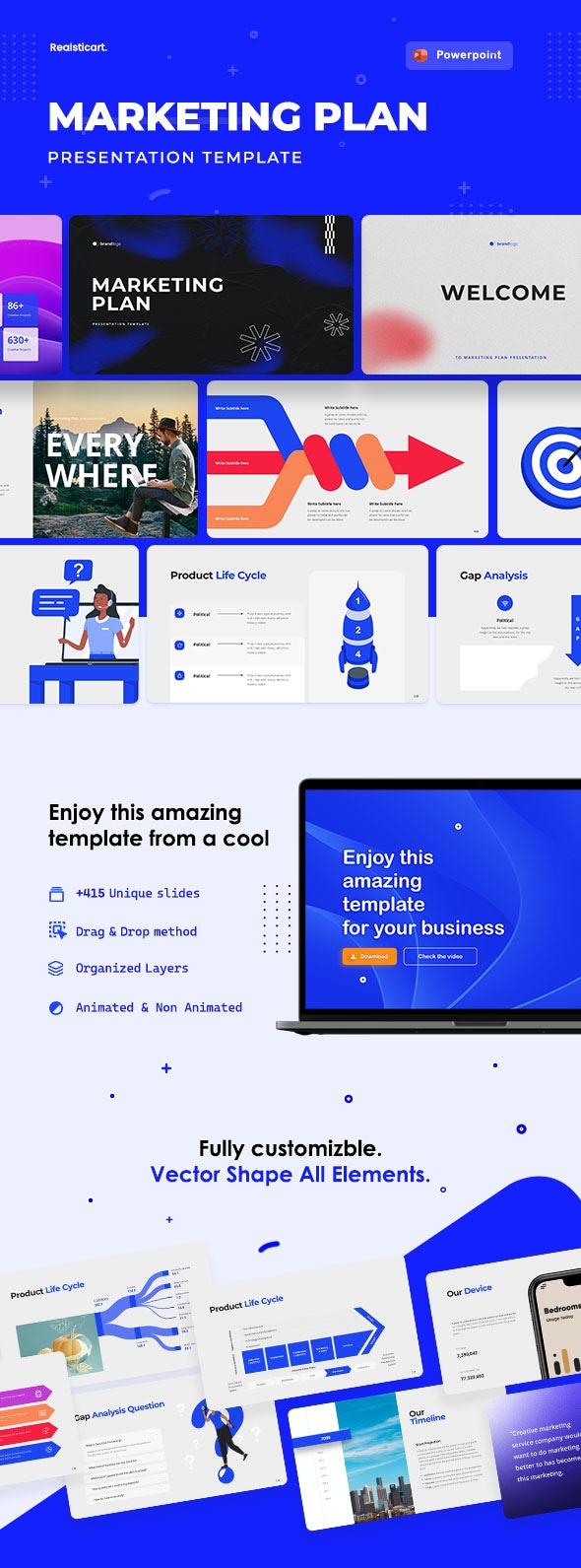 Marketing Plan Google Slide Template