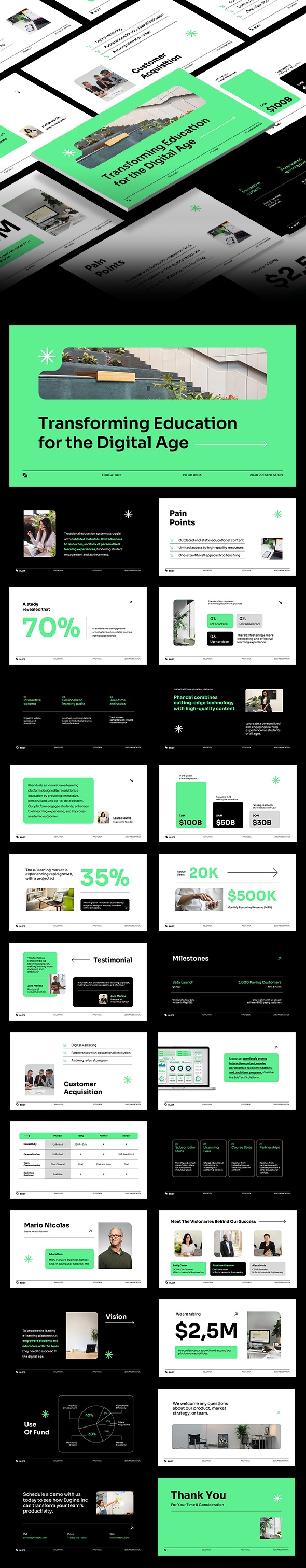Education Technology Pitch Deck KEY