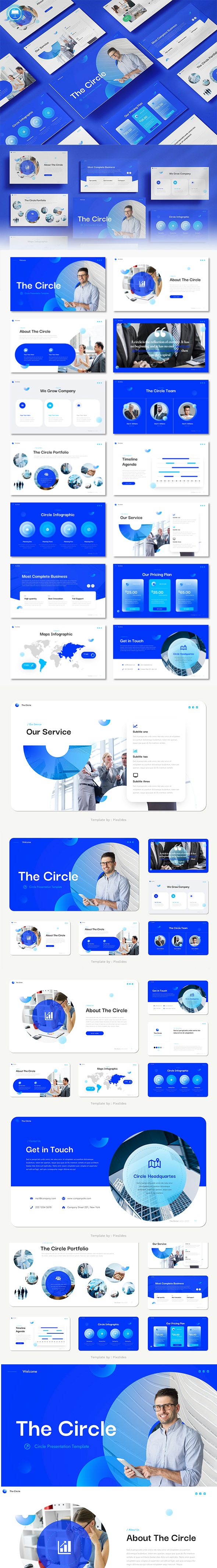The Circle Keynote Presentation Template