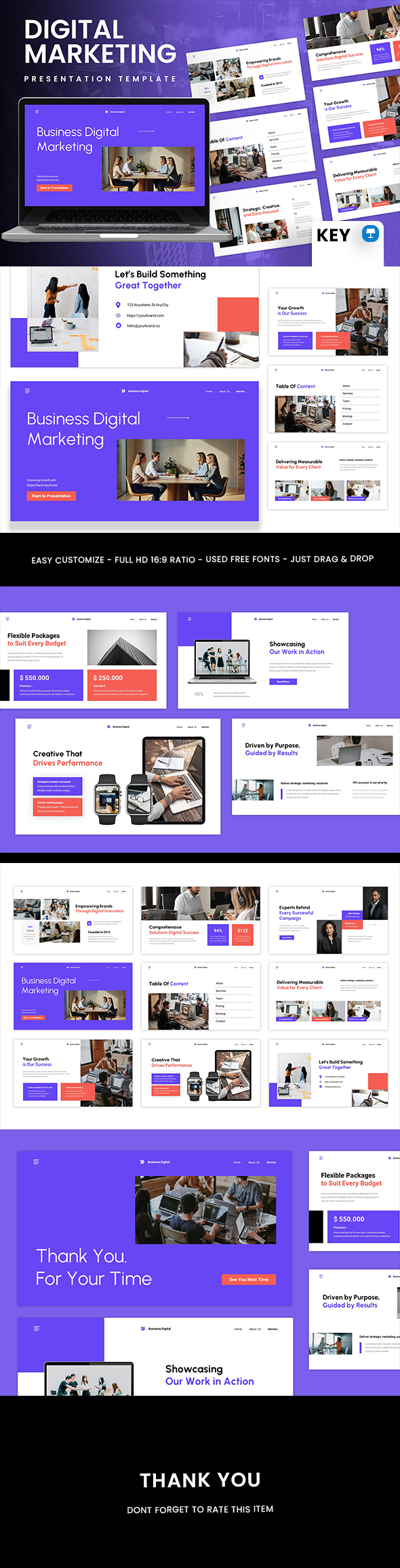 Digital Marketing Keynote Template