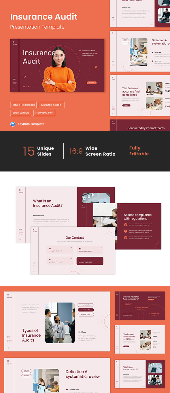 Insurance Audit Keynote Template