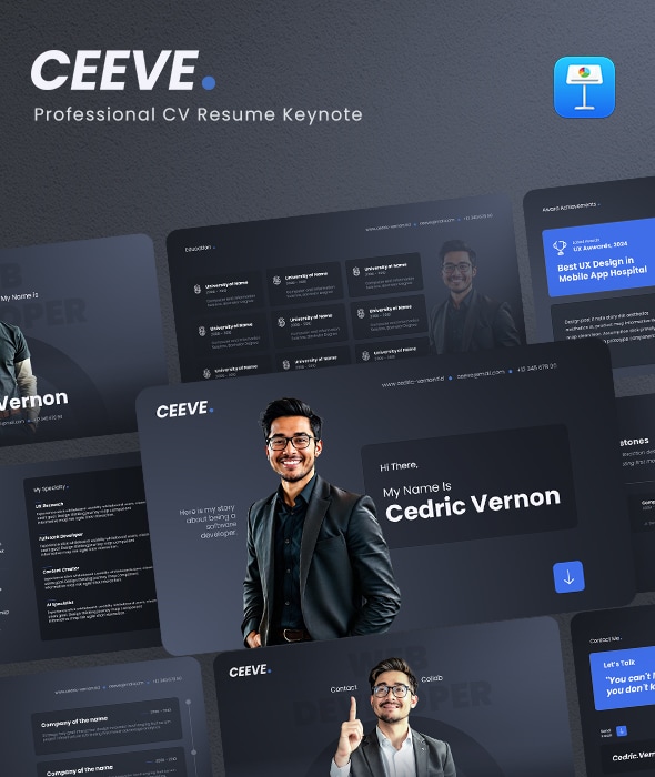 CEEVE - Professional CV Resume Keynote