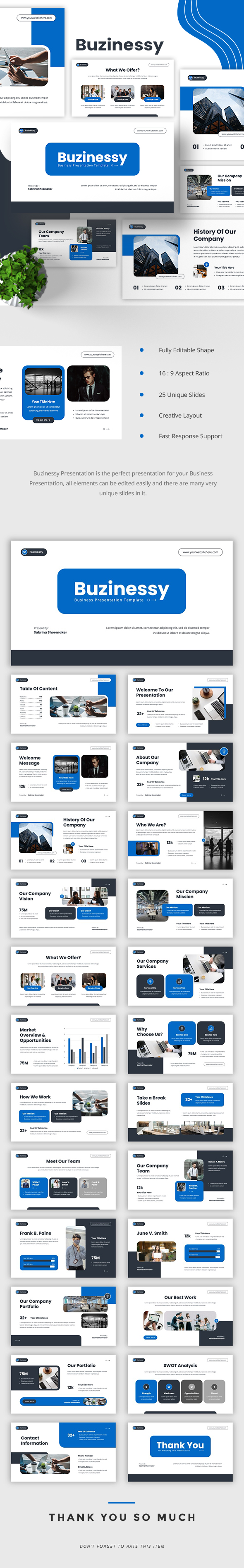 Buzinessy - Business Keynote Template