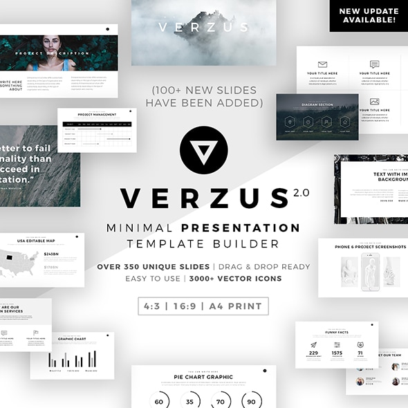 Verzus Minimal PowerPoint Template