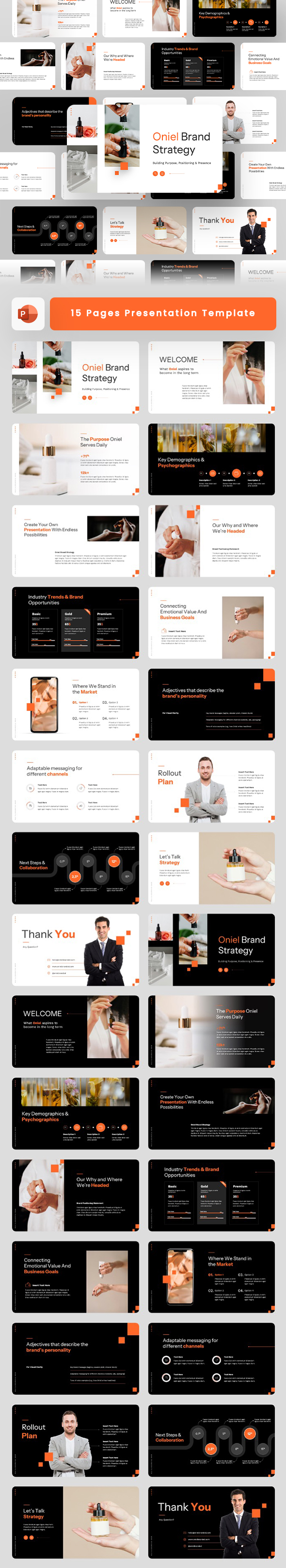Oniel – Brand Strategy PowerPoint Template