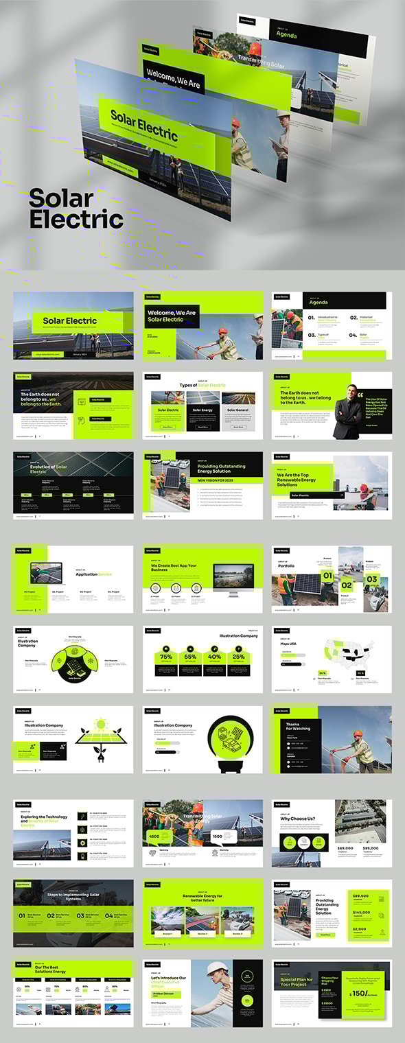 Solar Electric PowerPoint Presentation