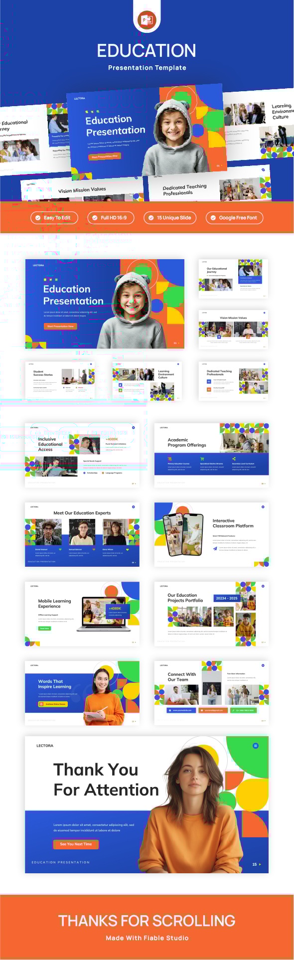 Education Powerpoint Template
