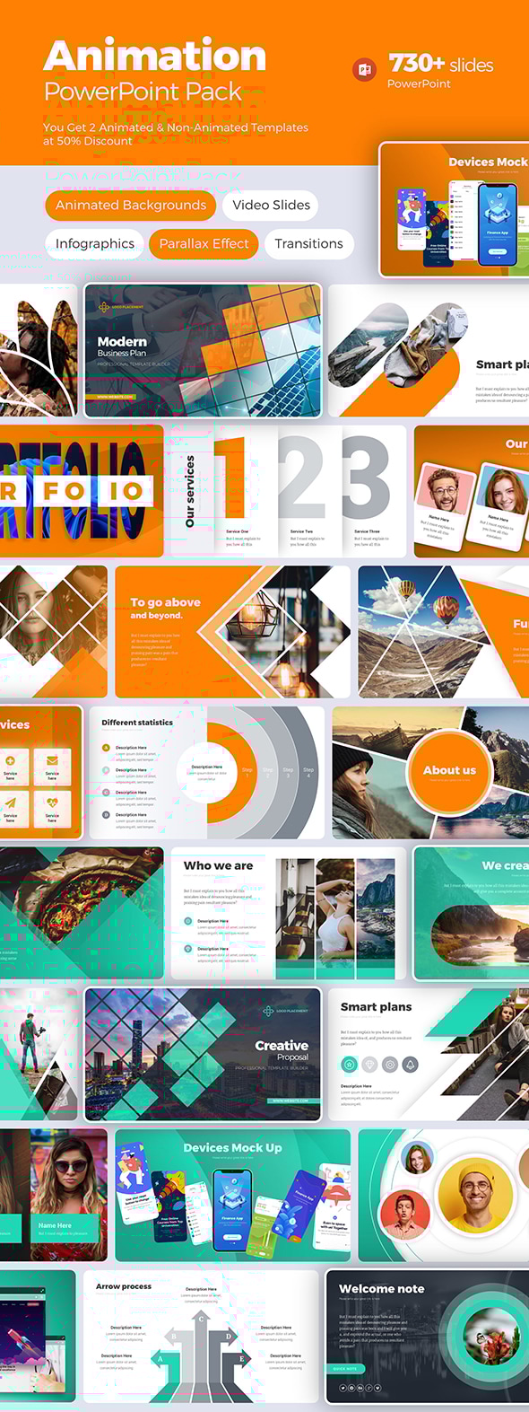 Modern Business Animated Interactive Bundle