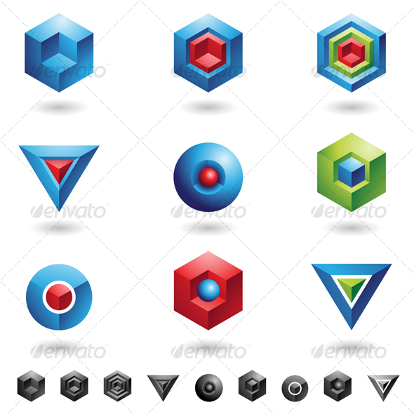 3D Cubes and Triangles