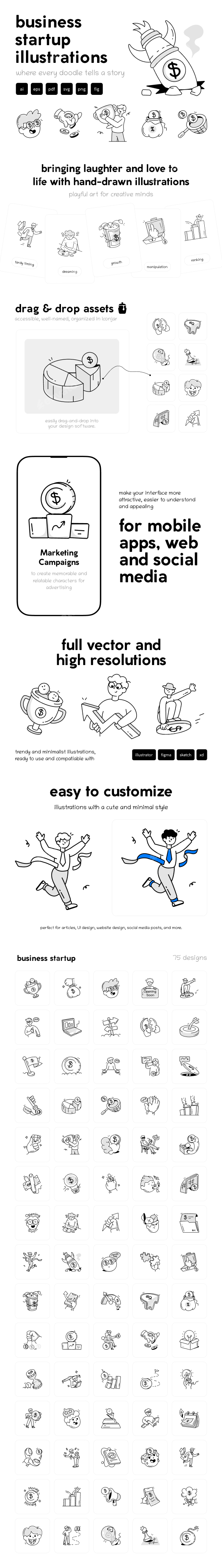 Business Startup Icon Set