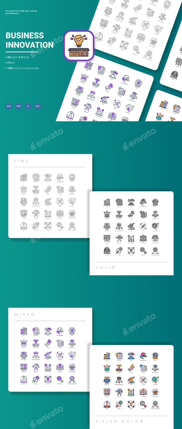 Business Innovation Icon Pack