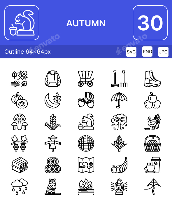 Autumn Icons