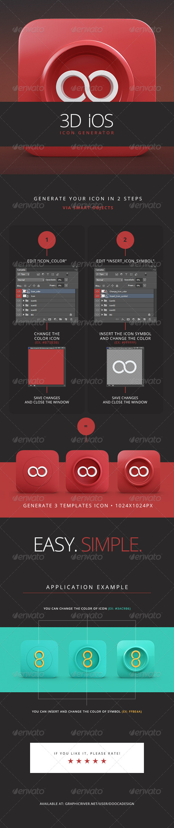 3D iOS Icon Generator