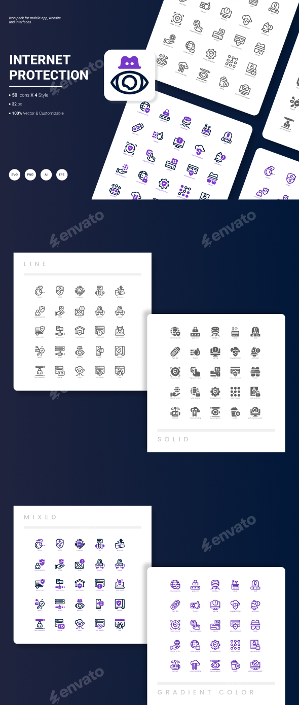 Internet Protection Icon Pack