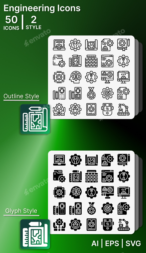 Engineering Icon Set