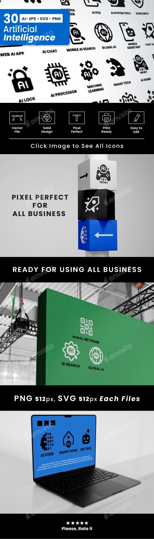 Artificial Intelligence Icons